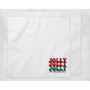 Christmas Jolly Mama Christmas Bathroom Hand Towel